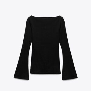 EXPRESS Off the Shoulder Bell Sleeve Top